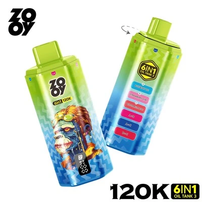 ZOOY VAPE 6 IN 1 120KPUFFS-ah a awm